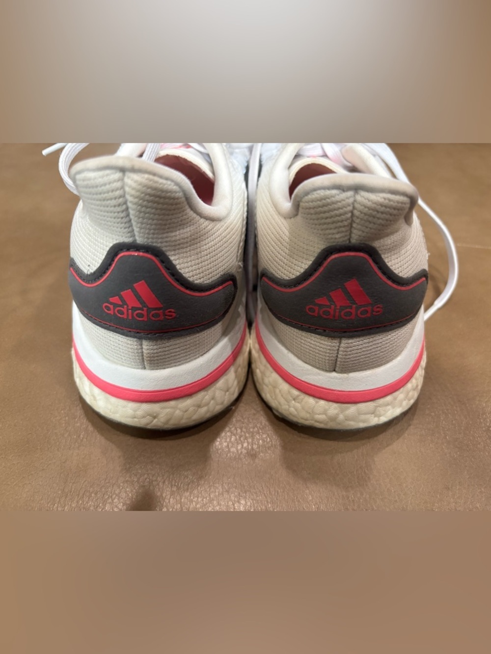 Adidas Supernova W running shoe
 White Pink Gray Athletic Shoes - Picture 6 of 9